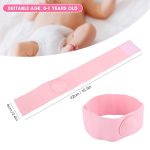 Hernia belt for babies, 2-piece hernia belt treatment for hernia therapy for children umbilical hernia belt for newborns infant newborn belt(Rosa) - Image 3